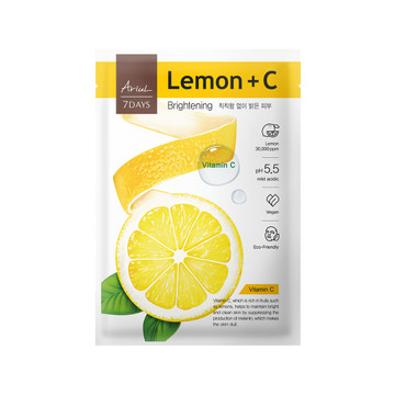 [데일리비건마스크]아리얼 세븐데이즈 마스크 레몬 C
