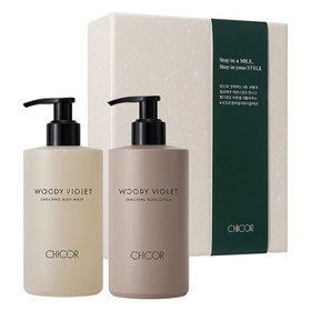[수분촉촉]  우디 바이올렛 바디케어세트(2종) (원마일어웨이컬렉션)