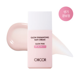 [수분광보정] 시코르 메이크업 글로우 인핸싱 선크림 글로우 핑크 30ml