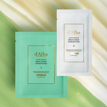 화이트 트러플 세럼 앤 크림 모델링 마스크 [진정/쿨링] (4회분)