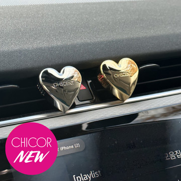 [선물하기 1위] 오센트 베이직 하트 차량용방향제