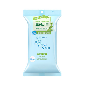 [클렌징 시트]센카 올 클리어 시트 프레시 30매입