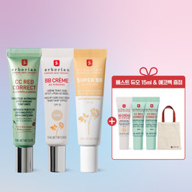 라이브)에르보리앙 베스트 트리오(CC 15ml, BB 아이보리 15ml, 누드 BB 15ml)