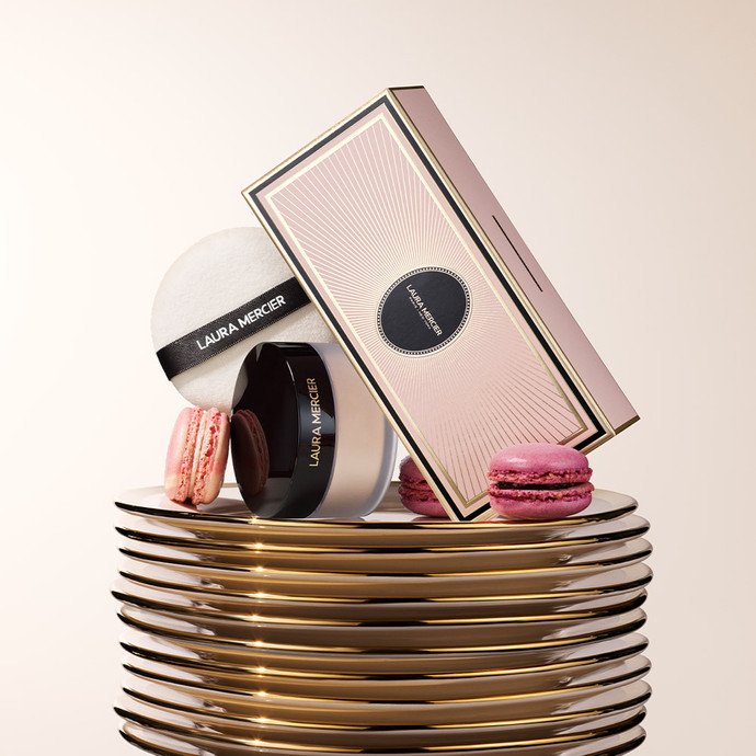 [홀리데이 한정판]트랜스루센트 루스 세팅 파우더 울트라 블러 20g & 퍼프 세트