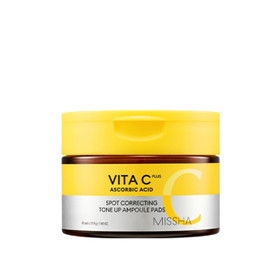 미샤 비타씨플러스 잡티씨 톤업 앰플패드 80매