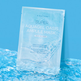 에스네이처 수퍼 아쿠아겔 오아시스 앰플 마스크 1매