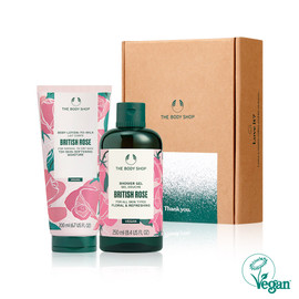 [더바디샵] 브리티쉬 로즈 바디케어 세트(샤워젤+바디로션)