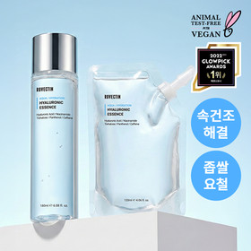 [수분 플럼핑/속건조 종결] 로벡틴 아쿠아 히알루로닉 에센스 리필기획 (180ml +120ml)