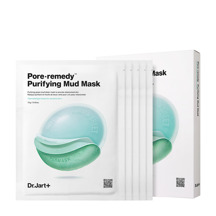 닥터자르트 더마스크 포어레미디 퓨리파잉 머드 마스크 5매입