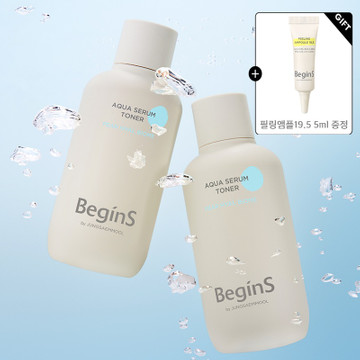 [피부갈증해소]비긴스 바이 정샘물 아쿠아 세럼 토너