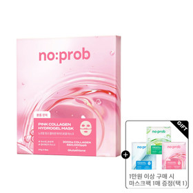 노프랍 핑크 콜라겐 하이드로겔 마스크 5매